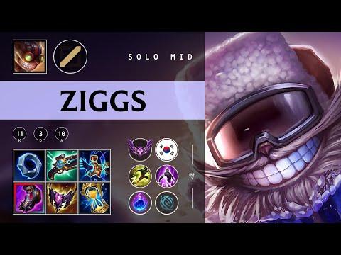 Ziggs Mid vs Xerath - KR Master Patch 25.23