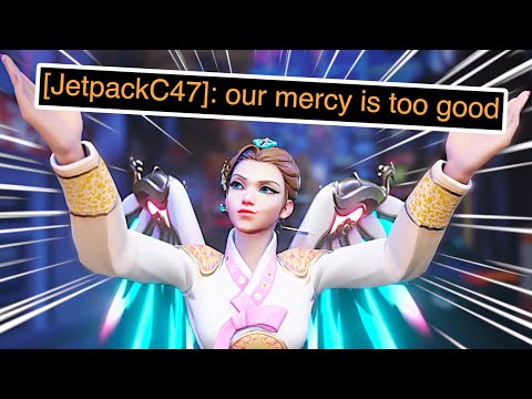 "Our Mercy Is Too Good!" 💙 Surviving As Mercy! - Overwatch 2
