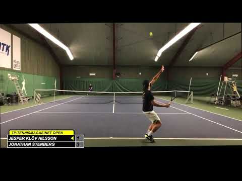 Jesper Klöv Nilsson - Jonathan Stenberg, TP/Tennismagasinet Open (Semifinal) - Highlights, Courtview