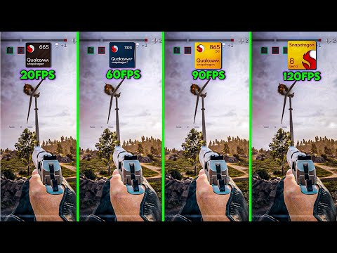 All SNAPDRAGON Processors Comparison In DELTA FORCE MOBILE 🤯
