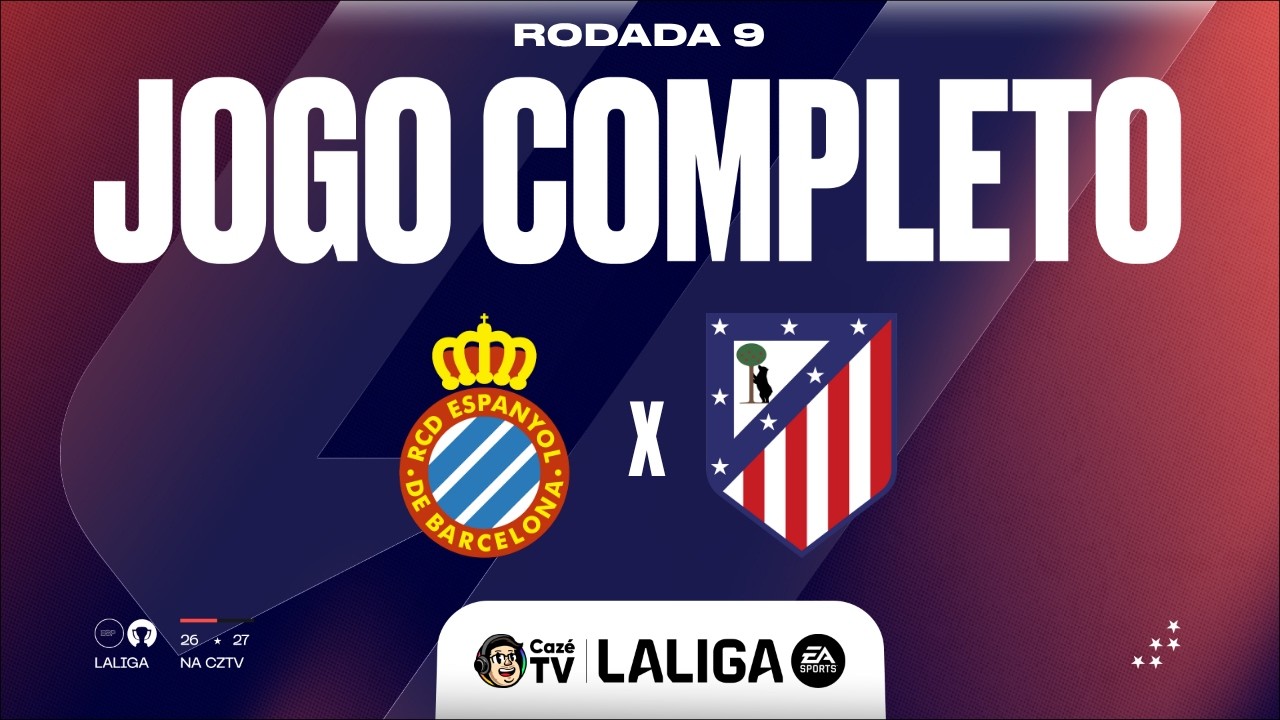 JOGO COMPLETO: ESPANYOL X ATLÉTICO DE MADRID | LALIGA 26/27 | 9ª RODADA