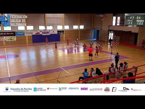 Cadete Femenino. Liga Prata. G:A. J:4. Balonmano Porriño "b" - As Choqueiras de Redondela