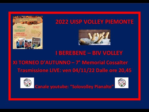 I BEREBENE - BIV VOLLEY  - UISP PIEMONTE TORNEO D'AUTUNNO 2022