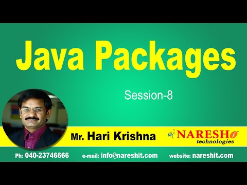 Java Packages Session 8 | By Mr Hari Krishna
