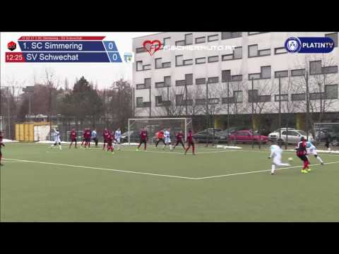 11.02.17 1.SC Simmering - SV Schwechat - 0:1  (1. Halbzeit / 12:32) am 11.02.2017 14:15