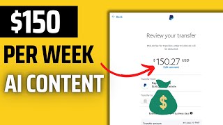 Earn $150 Per Week Easy AI Content Writer Copy & Paste Income