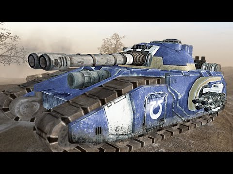 ULTIMATE MOD WARHAMMER 40K: Ultramarines & Fellblade Tank vs Chaos! - Men of War: Assault Squad 2