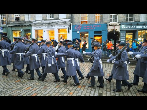 When the Royal Navy, Army, and RAF March Together 🏴󠁧󠁢󠁳󠁣󠁴󠁿 🫣