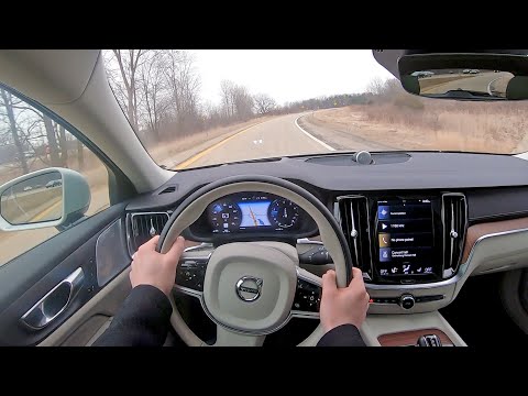 2020 Volvo V60 Cross Country T5 - POV Test Drive (Binaural Audio)