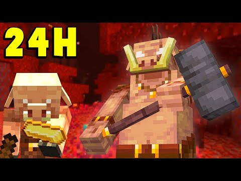 ESPLORO IL NUOVO NETHER PER 24 ORE - Minecraft ITA