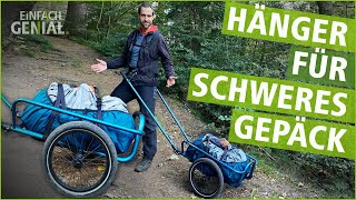 Rucksack im Wanderwagen: Ziehen statt Schleppen | Einfach Genial | MDR