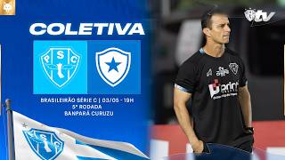 #PapãoTV: COLETIVA PÓS JOGO DO TÉCNICO JÚNIOR ROCHA (PAYSANDU 4X2 BOTAFOGO - PB ) - AO VIVO