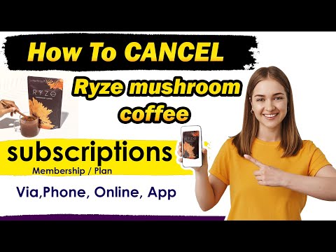 How To Cancel Ryze Mushroom Coffee Subscription | cancel ryze mushroom coffee  membership.