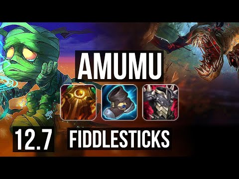 AMUMU vs FIDDLESTICKS (JNG) | 3.2M mastery, 1400+ games, 7/3/14 | BR Master | 12.7