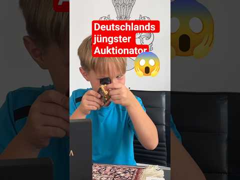 Deutschlands jüngster Auktionator😱