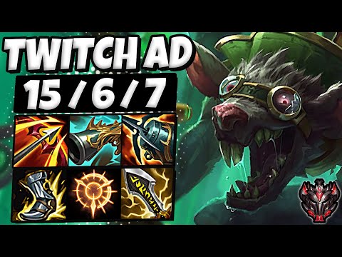 OTP Twitch vs Xayah [ ADC ] Lol Korea Grandmaster Patch 12.6 ✅