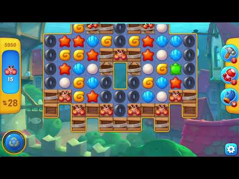 [FISHDOM Walkthrough] Level 5950 Super Hard (Qua màn - Fishdom)