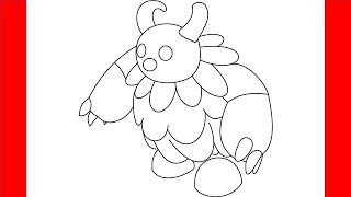 How To Draw Yeti From Roblox Adopt Me - Step By Step Drawing