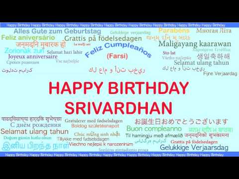 Srivardhan   Languages Idiomas - Happy Birthday