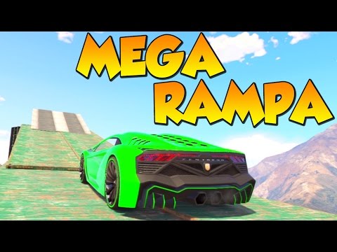MEGA RAMPA LARGA!! - Gameplay GTA 5 Online Funny Moments