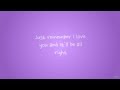 Just Remember I Love You | Firefall | Lyrics ☾☀