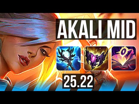 AKALI vs AHRI (MID) | Quadra, Legendary | NA Master | 25.22