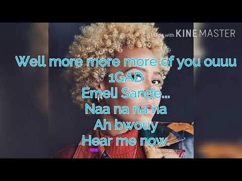 Emeli sande ft Stonebwoy - More of you (Official Lyrics Video).