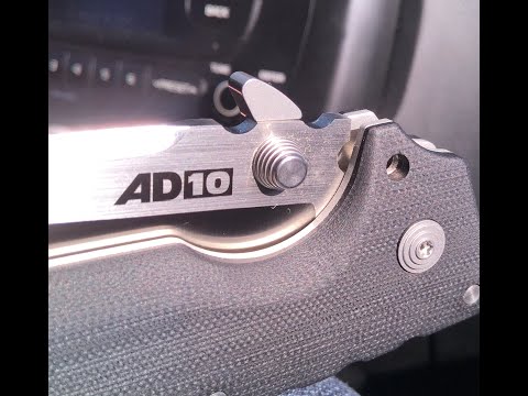 Coldsteel AD-10 SnaggleTooth Install...Easiest Knife MOD!!!