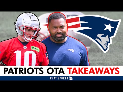 Patriots Day 1 OTA Takeaways On Drake Maye, Cole Strange Injury & Patriots Offense