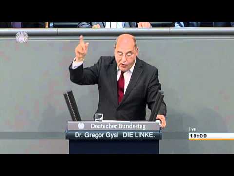 Gregor Gysi im Bundestag zur Eurorettung: »Unser Nein ist sicher«