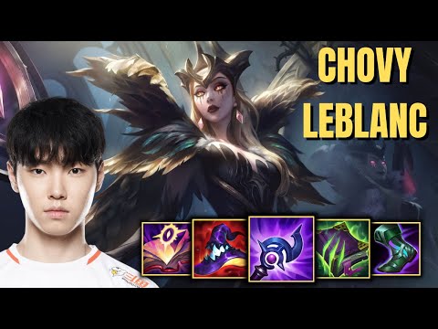 HLE CHOVY IS UNSTOPPABLE WITH LEBLANC MID - CHOVY LEBLANC VS SYNDRA MID - PATCH 11.15