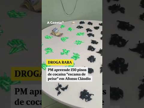 Polícia intercepta venda de cocaína 'escama de peixe' no interior do ES  #shorts #noticias