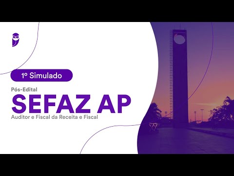 1º Simulado SEFAZ AP - Auditor e Fiscal da Receita - Pós-Edital - Correção