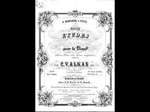 Charles-Valentin Alkan - 12 Etudes in All the Major Keys, Op.35 No.7 L'incendie au village voisin