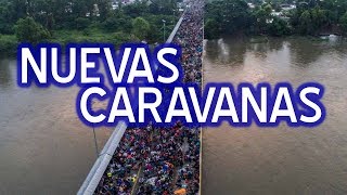 Emigrantes aprovechan y crean nuevas caravanas y ya marchan por Mexico  #emigrantes #honduras