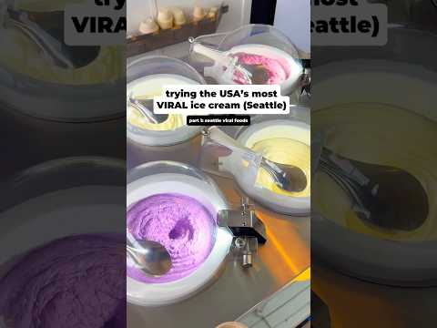 trying the USA’s MOST VIRAL ice cream in Seattle 🤯🙈