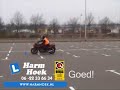 Harm Hoek Averdijk - Uitwijkoefening met de Motor