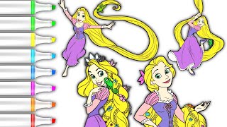 Tangled Disney Princess Rapunzel Coloring Pages | #rapunzel #disney