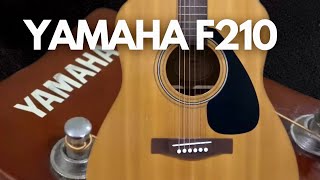 Video thumbnail for 1992 Yamaha F210 Acoustic Guitar - How Does It Sound? by Joven Goce