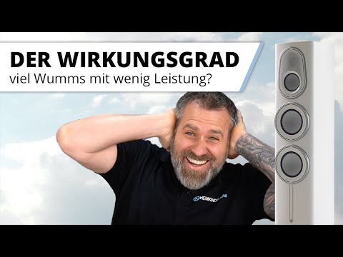 Wirkungsgrad bei Lautsprechern - trotz weniger Leistung mehr Wucht bei deinem Lautsprecher!