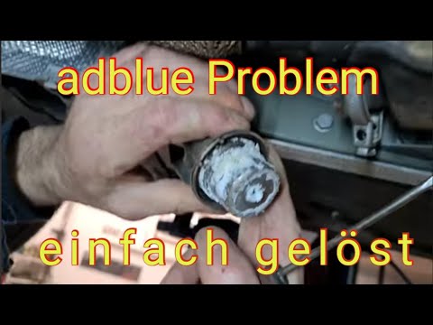 Adblue Füllstands Fehler beheben Dosier Ventil einfach reinigen Nox Sensor