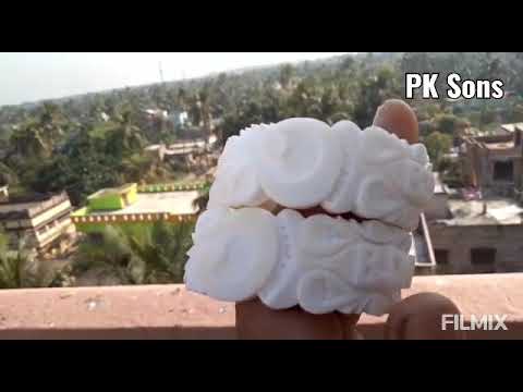 White peacock design gold plated sakha pola set, for wedding