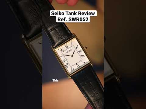 Seiko Tank: Best Cartier Tank Alternative? 🤔 #watches #seiko #cartier #cartiertank #shorts