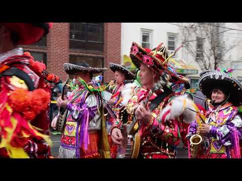 Mummers Mardi Gras, Manayunk, Pennsport Stringband 2018