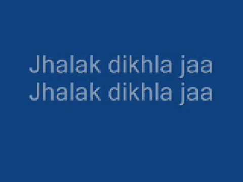 Jhalak Dikhla Jaa lyrics