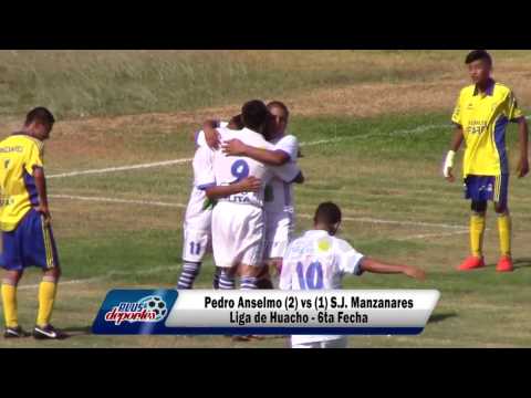 PEDRO ANSELMO (2) vs (1) S.J. MANZANARES - FÚTBOL HUACHANO - 6TA FECHA/2017.