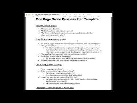 , title : 'How to Write a 1-Page Drone Business Plan'