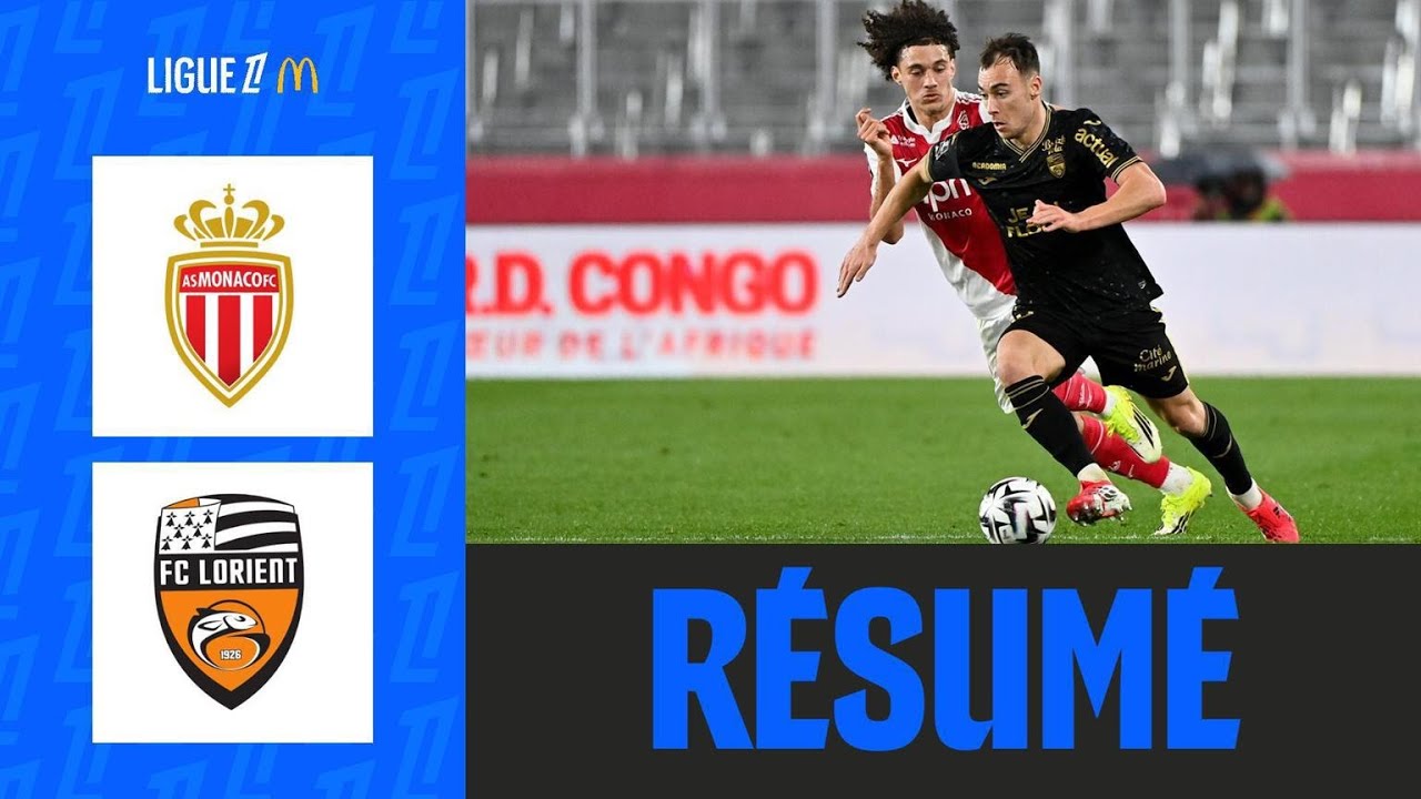 AS Monaco vs Lorient Highlights