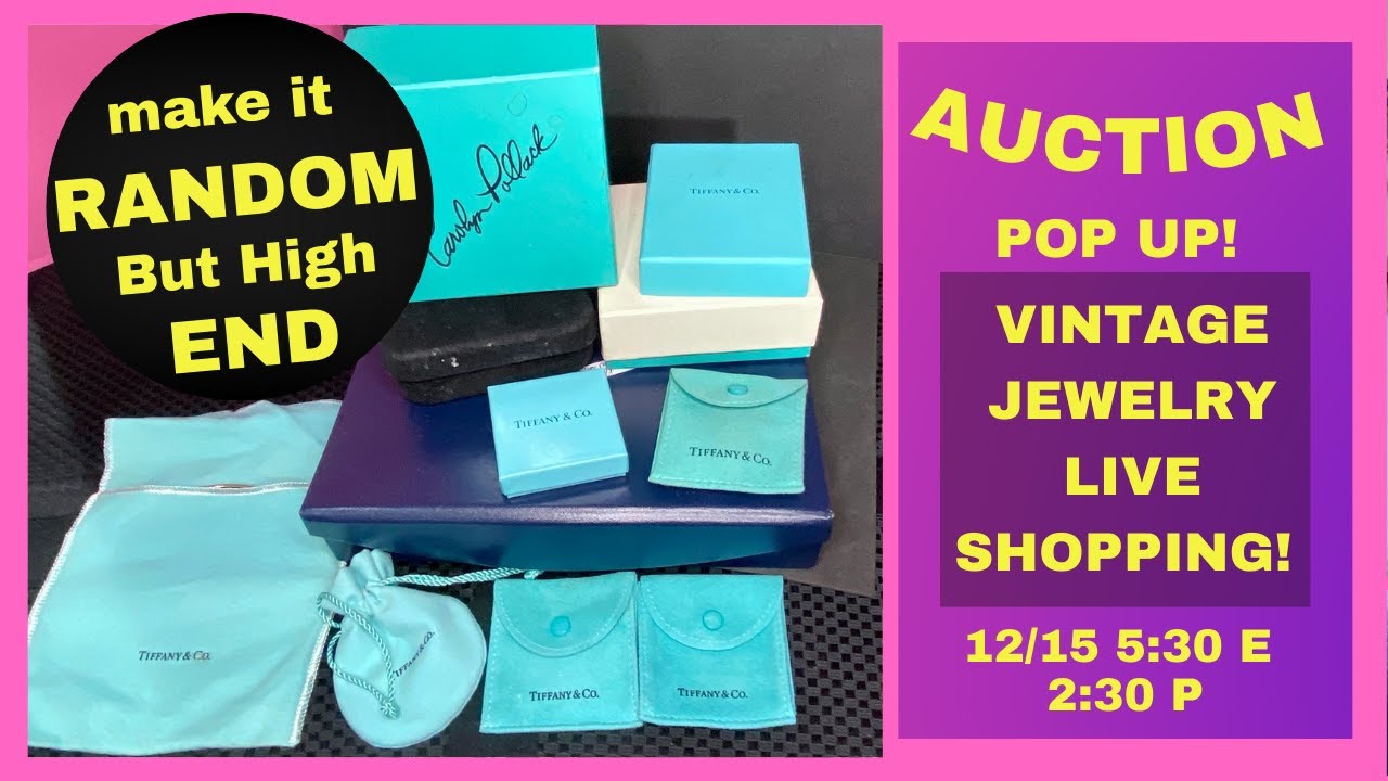 Vintage Jewelry POP UP Auction! Random But Make It High End!