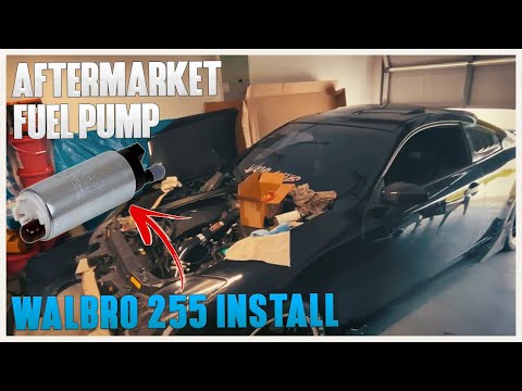 Walbro Aftermarket Fuel Pump install for the G35 or 350z Coupe